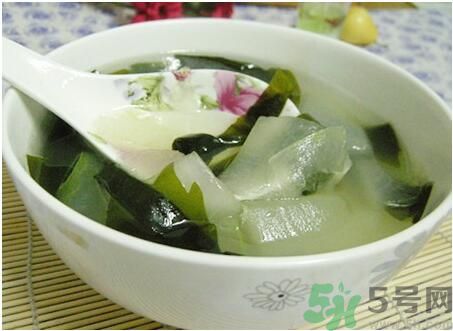 冬瓜和海帶一起吃能降火嗎？冬瓜能和海帶一起吃嗎？