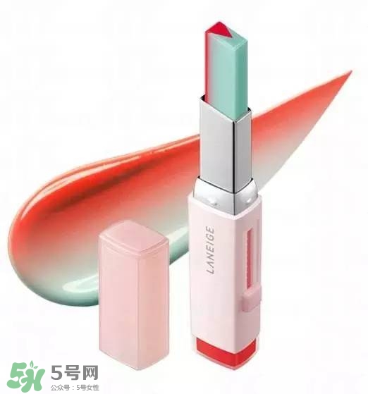 蘭芝2017年雙色唇膏色號 蘭芝2017年李圣經雙色唇膏試色
