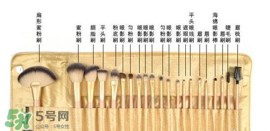 化妝刷有哪些？不同化妝刷怎么用？