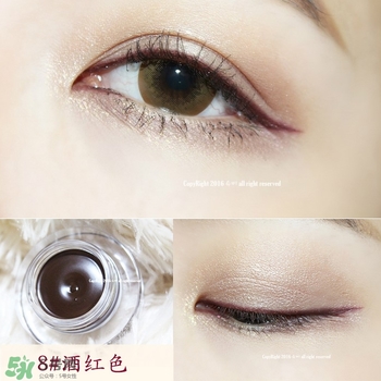 TONYMOLY眼線(xiàn)膏試色 魔法森林眼線(xiàn)膏色號(hào)試色