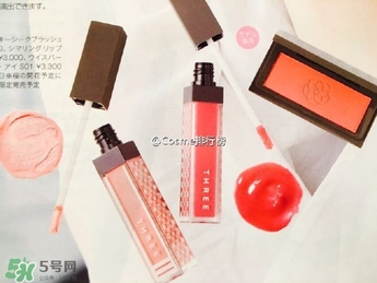 three2017櫻花限量有哪些？three櫻花限量化妝品多少錢
