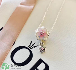 潘多拉2017新品桃花項鏈多少錢？pandora新品桃花項鏈專柜價格