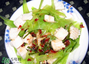 萵筍能和豆腐一起吃嗎？豆腐和萵筍可以一起吃嗎？