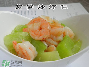 萵筍可以和蝦一起吃嗎？萵筍能和蝦仁一起吃嗎？