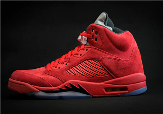 air jordan 5 red suede多少錢？喬丹5代紅色麂皮專柜價格