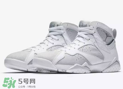 air jordan 7 pure platinum多少錢(qián)？AJ7白銀配色專柜價(jià)格