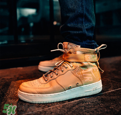 nike sf af1 mid空軍一號蘑菇色上腳效果怎么樣？