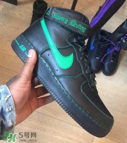 vlone與nike air force 1high聯(lián)名款運動鞋配色有哪幾種？