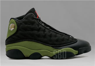 air jordan 13 olive多少錢？aj13橄欖綠配色專柜價(jià)格