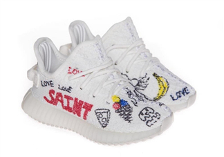 adidas yeezy 350 boost v2兒童定制版在哪買_怎么買？