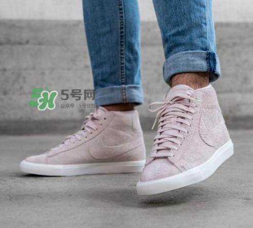 nike blazer mid粉色麂皮多少錢_在哪買？