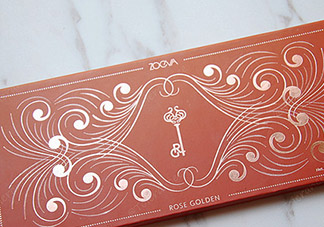 zoeva玫瑰金眼影盤怎么畫？zoeva rose golden畫法教程