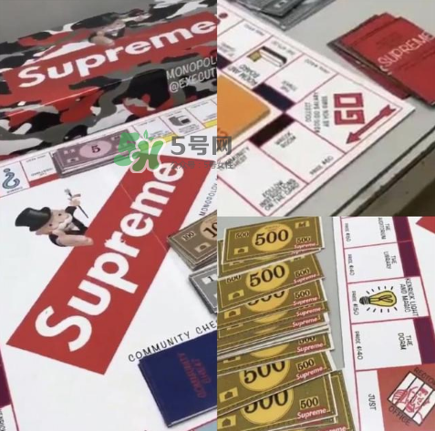 supreme版大富翁是什么樣的？大富翁和supreme聯(lián)名是真的嗎？