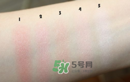 MAQuillAGE心機(jī)五色腮紅怎么樣？MAQuillAGE心機(jī)五色腮紅試色