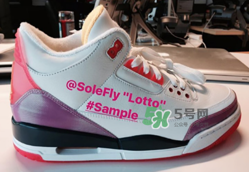 solefly與air jordan 3 lotto聯(lián)名火烈鳥球鞋在哪買？