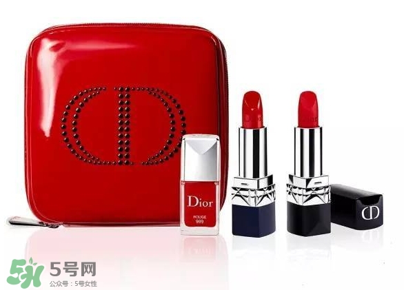 迪奧999摯愛紅唇套裝多少錢？迪奧999紅唇套裝試色