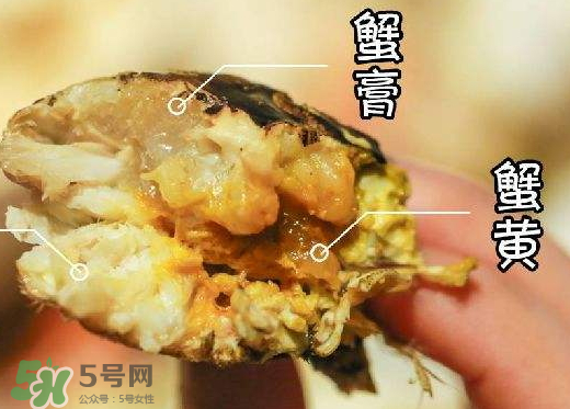 蟹黃是黑色的怎么回事？蟹黃中間有黑的是什么？