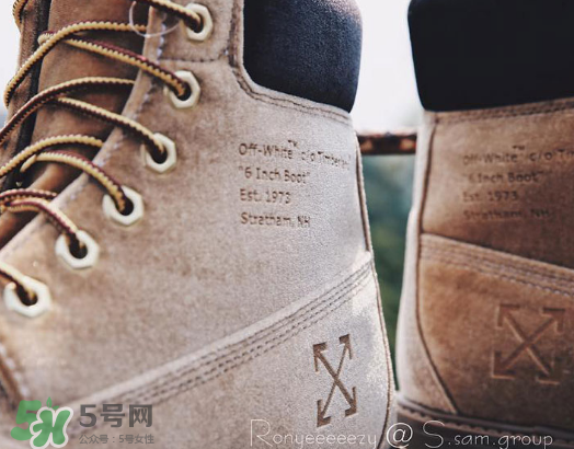 off white與timberland聯(lián)名6英寸大黃靴實物什么樣？