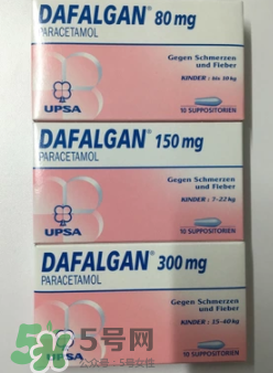 dafalgan退燒栓怎么用？dafalgan退燒栓使用說明