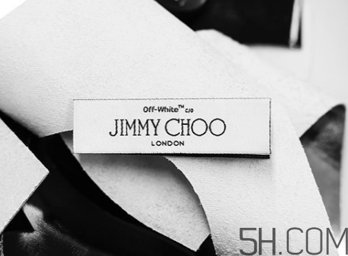 off white與jimmy choo聯(lián)名款鞋子實物什么樣？