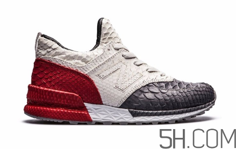 new balance 574 sport蟒蛇皮定制款實(shí)物什么樣？