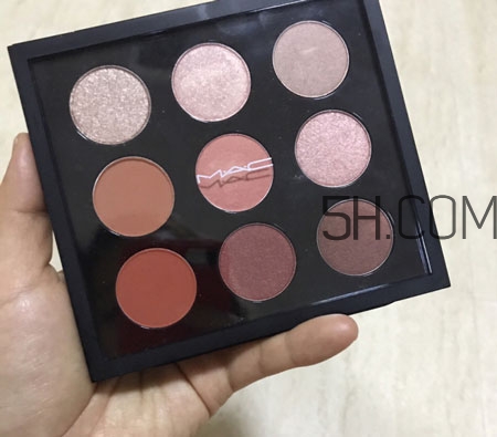 mac burgundy九色眼影盤眼妝畫(huà)法教程