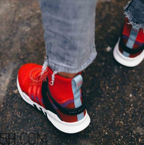adidas eqt support adv中筒襪套款上腳效果怎么樣？