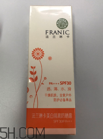 法蘭琳卡防曬霜好用嗎？法蘭琳卡防曬霜用法
