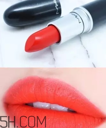 橘紅色口紅是什么顏色？橘紅色口紅試色效果圖