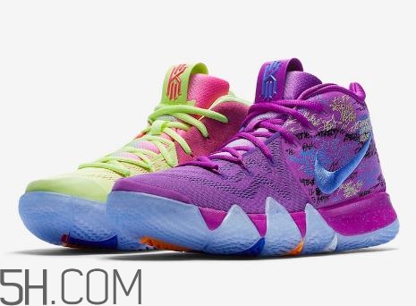nike kyrie 4 multi color鴛鴦配色實(shí)物諜照什么樣？