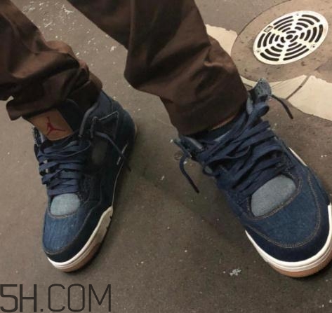 levis與air jordan 4聯(lián)名款實(shí)物什么樣_多少錢？