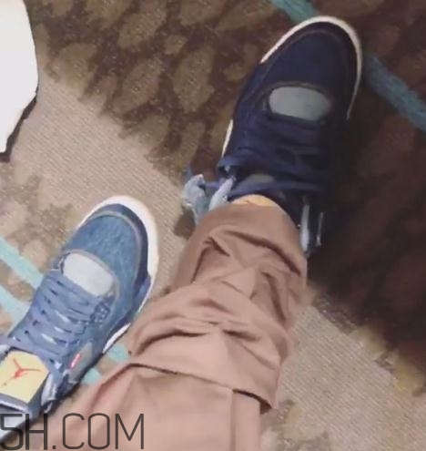 levis與air jordan 4聯(lián)名款實(shí)物什么樣_多少錢？