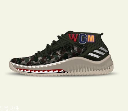bape與adidas dame 4聯(lián)名有哪幾款_多少錢？