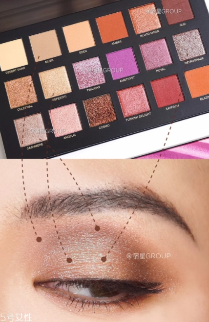 huda beauty沙漠盤怎么畫？油管大神一步步示范