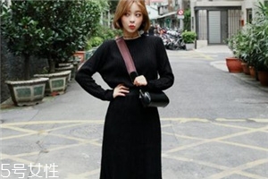 黑色針織裙配什么上衣好看？小女人溫柔氣質(zhì)盡顯