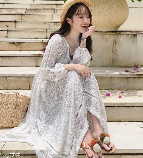 2022新款蕾絲連衣裙？回頭率超高的仙女裙