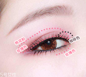 桃花妝用什么眼影好？3重色彩打造迷人眼妝