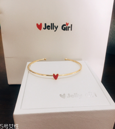 jelly girl愛心開口手鐲多少錢_在哪買？