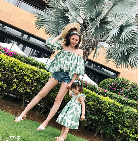 夏天母女裝怎么搭配？夏季母女裝搭配圖片