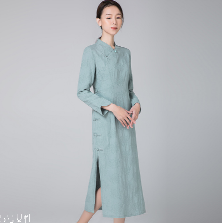 中國風連衣裙怎么搭配？中國風連衣裙搭配圖片