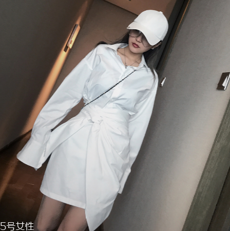 襯衫裙怎么穿好看？襯衫裙穿搭圖片