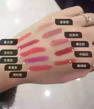雅姿口紅哪個(gè)顏色好看？雅姿口紅試色圖